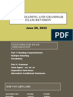 Final Exam Revision - June 20