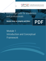 Integrity and Ethics Module 1 Introduction and Conceptual Framework