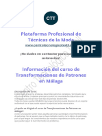 Descripcion Curso de Transformaciones de Patrones Presencial