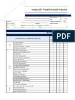 Inspección preoperacional volqueta