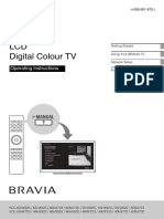 LCD Digital Colour TV: Operating Instructions