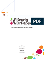 Strategic Marketing Analysis On Keurig DR Pepper