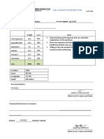 HR Interview Form - BALOYO