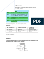 Práctica Circuito Operacional