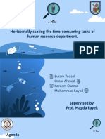 Horizontally Scaling The Time-Consuming Tasks of Human Resource Department