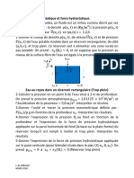 Mecanique des fluides TD 1