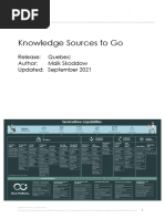 ServiceNow Knowledge Sources - 2021 09 01