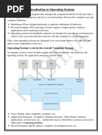 Introduction To Operating Systems