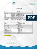 Pricelist Storaza 2022 PPN 11