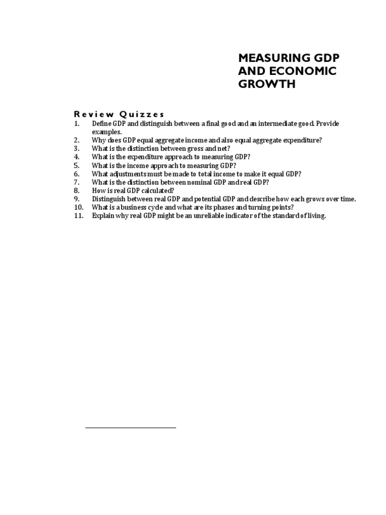 Tutorial 1 Gdp Pdf Gross Domestic Product Government Spending