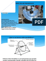 Horno Solar Parabolico