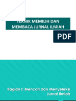 Teknik Memilih Dan Membaca Jurnal Ilmiah