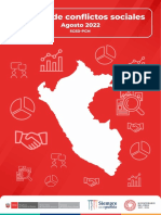 Reporte de Conflictos Sociales - Agosto 2022 PDF