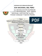 Legislación policial: competencias, funciones y derechos del personal policial