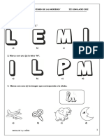 Simulacro 3y4 Años Letras