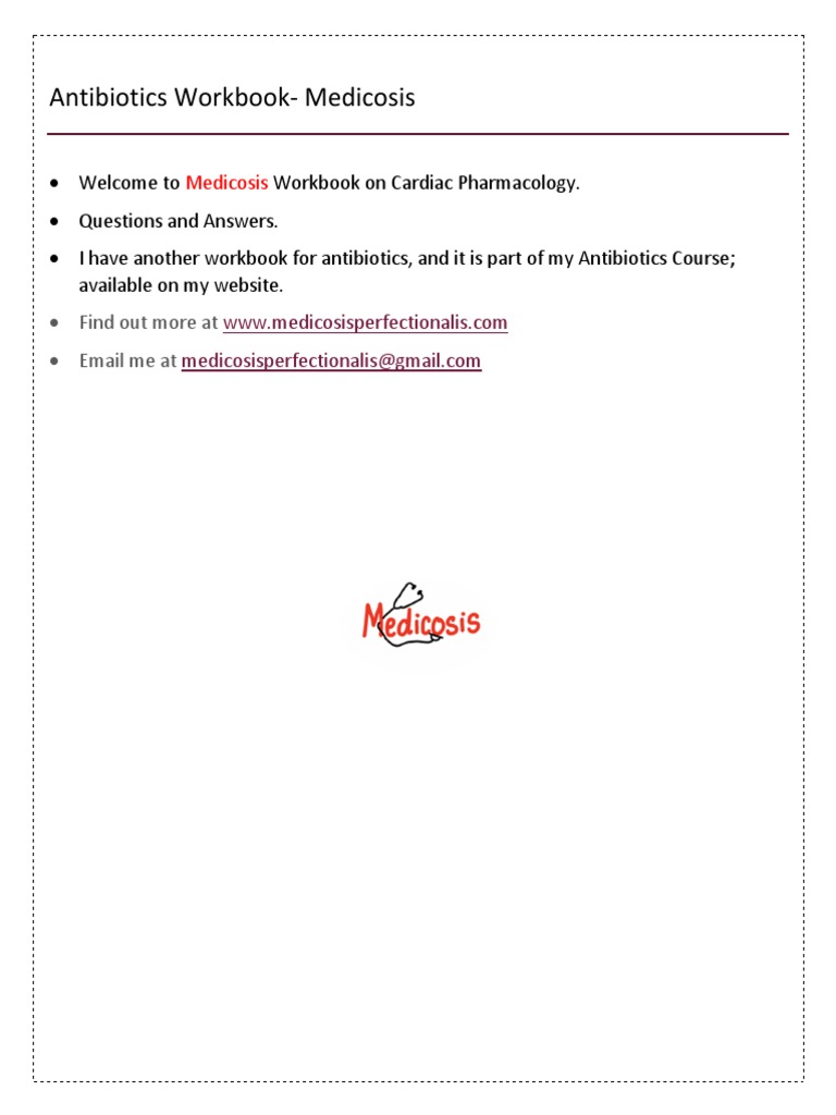 Cardiac pharmacology workbook pdf cholesterol heart failure