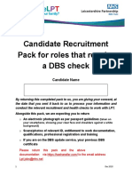 Candidate Pack DBS Required Dec 2020