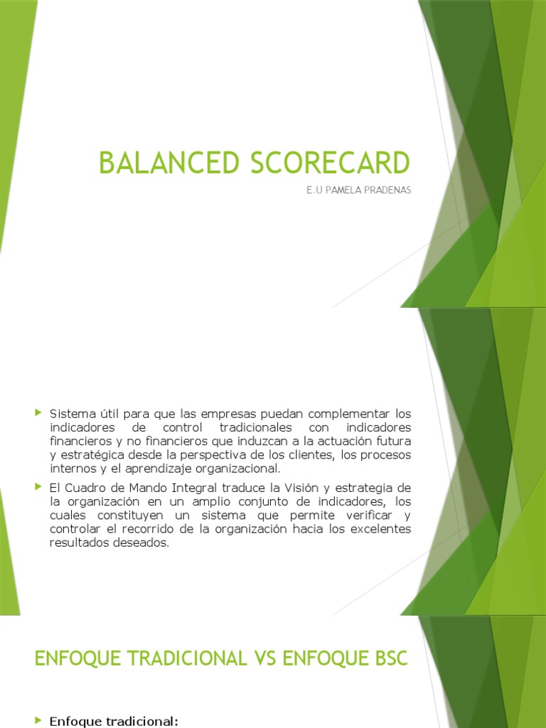 Implementación del Balanced Scorecard | PDF | Business | Economias