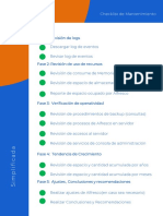 Checklist Mantenimiento