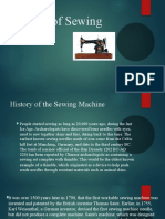 History of Sewing Machine