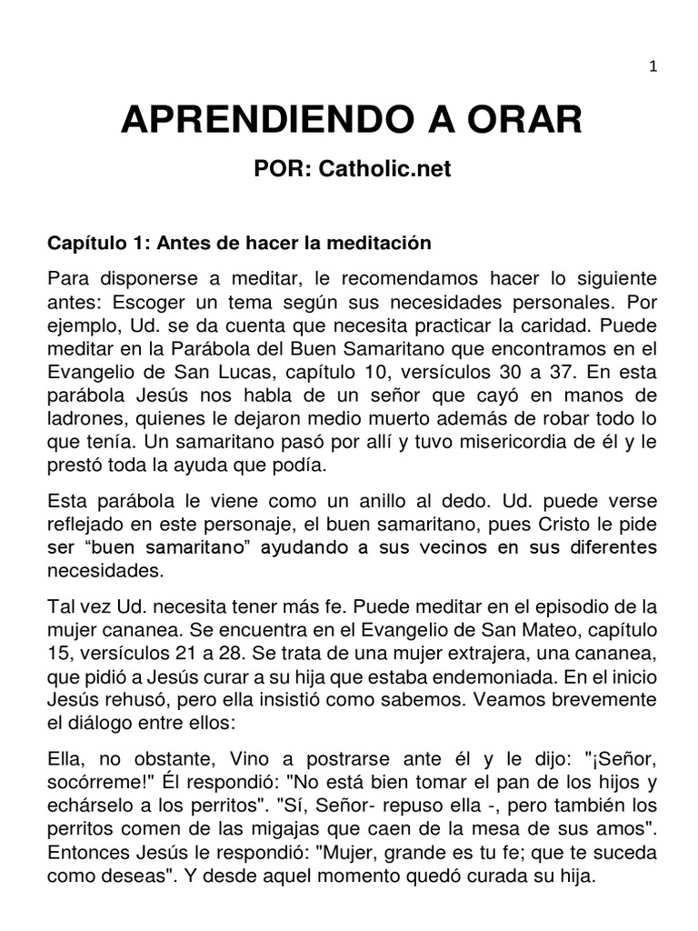 Ebook-Aprendiendo A Orar | PDF