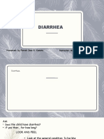 DIARRHEA SYMPTOMS AND TREATMENT