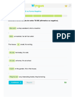 1.7 - Verbo To BE Na Forma Negativa - Exercícios