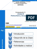 Clase Unidad III Polimorfismo