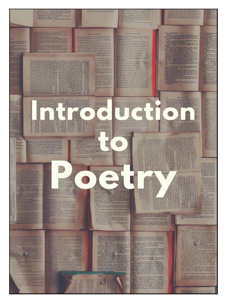 An Introduction to the Fundamental Elements of Poetry PDF Poetry