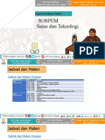 JADWAL DAN MATERI SOSPEM