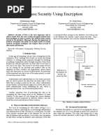 Database Security Using Encryption