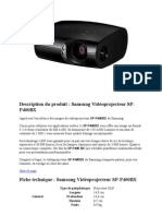 Samsung Vidéoprojecteur SP-P400BX