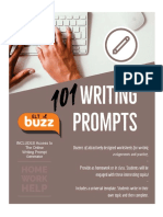 101 Writing Prompt Worksheets