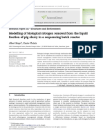 Modelling of Biological Nitrogen Removal