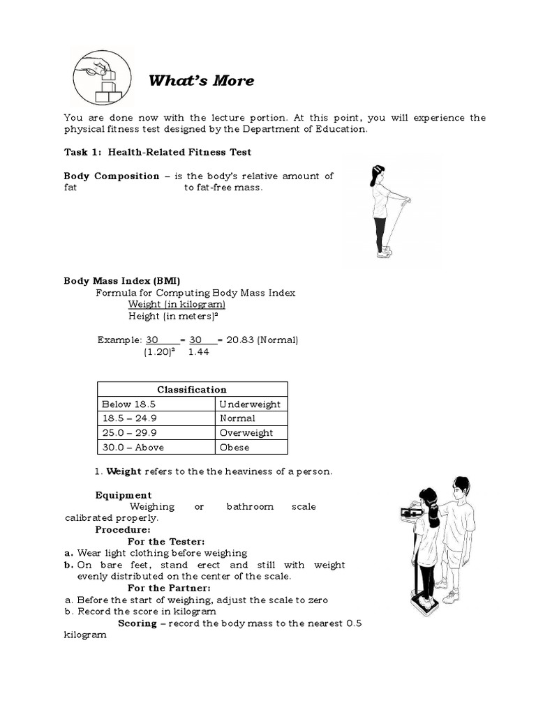 Detailed Guide in Doing Physical Fitness Test | PDF