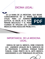 Medicina Legal Generalidades