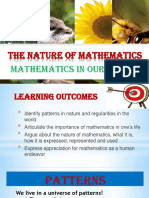 The Nature of Mathematics in Our World