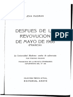 Despues de La Revolucion de Mayo de 1968 Francia Jean Madiran V