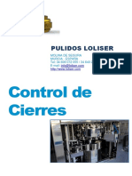 Control de Cierres Pulidos Loliser