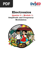 Electronics Quarter 3 - Module 1: Amplitude and Frequency Modulation