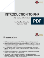 Introduction To PHP