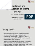 Installation and Configuration of Wamp Server
