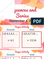 Math 10 - Week 3 - Arithmetic Sequence and Series