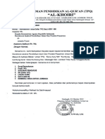 Surat Permohonan Tanda Daftar TPQ Al-Khoiri