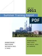 NTPC Faridabad Training Report