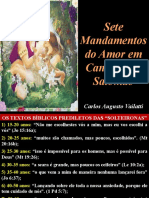 Sete Mandamentos Do Amor em Cantares de Salomão