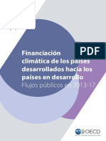 Financiación Climática de Los Países Desarrollados Hacia Los Países en Desarrollo Flujos Públicos en 2013 17