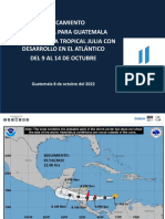 Tormenta tropical Julia se acerca a Guatemala