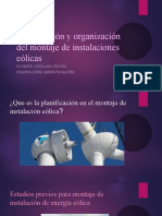 Planificación y Organización Del Montaje de Instalaciones Eólicas