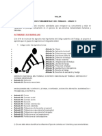 Taller Derechos Fundamentales Del Trabajo Grado 11